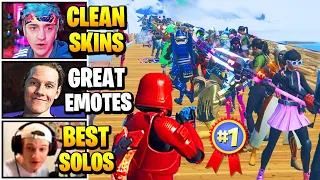 Streamers Host CLEANEST Solo SKIN CONTEST | Fortnite Daily Funny Moments Ep.514