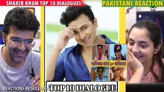 Pakistani Couple Reacts To Shakib Khan Top 10 Dialogues | Dhallywood