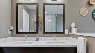 Master bathroom from 60's transformed into spacious and bright space