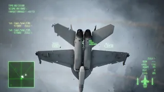 Ace Combat 7 Multiplayer Battle Royale - F/A-18F Block III - Breaking Her In
