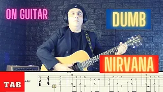 Dumb (with TAB) Nirvana Guitar Cover - Fingerstyle