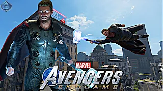 Marvel's Avengers Game - Thor MCU Movie Suit Free Roam Gameplay! [4K60fps]