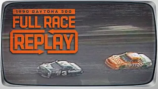 1990 Daytona 500 | Cope vs. Earnhardt and the filming of Days of Thunder | Classic Full Race Replay