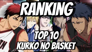 Ranking Top 10 Kuroko no Basket Players