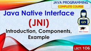 L106: Java Native Interface(JNI) | Introduction, Components, Example | Java Programming Lectures