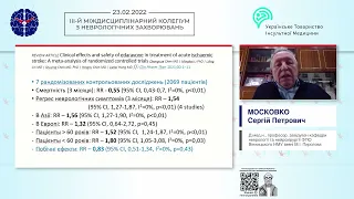 Едаравон у неврологічній клінічній практиці (Московко Сергій Петрович)