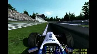 rFactor - Monza world record lap time and top speed with BMW Williams FW27