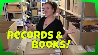 Tiny but Fun Unboxing - New Vinyl Records & Books