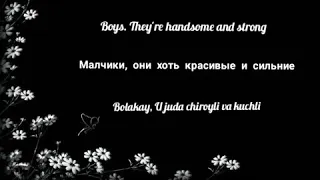 Princesess don't cry - CARYS💞 [English, Русский, Uzbek Translation lyrics]