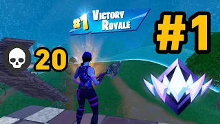 20 Kill Solo Unreal Rank *#1 RANKED PLAYER* | Fortnite Chapter 5