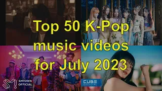Most viewed K-POP music video during July 2023