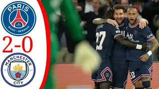 Psg vs Manchester City(2-0) 29 sep 2021 Extended highlight & All Goals HD#psg