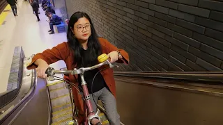 How to Safely Bring Your Bike on a BART Escalator