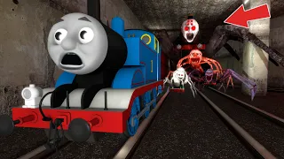 Building a Thomas Train Chased By Cursed Train Monster in Garry's Mod