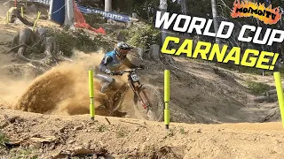 LES GETS DOWNHILL WORLD CUP CARNAGE | Jack Moir |