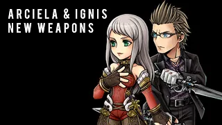 【DFFOO】 Arciela & Ignis New Weapon Translation