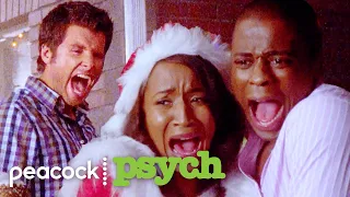 Gus and Shawn Discover the Christmas Murderers | Psych