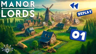 Je construis le PLUS BEAU VILLAGE MEDIEVAL DU MONDE ► MANOR LORDS #01 - royleviking