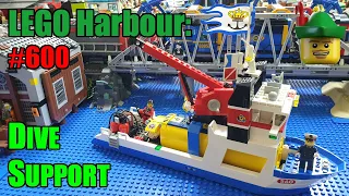 LEGO Harbour - Dive Support Vessel 6560 🚢⚓🏹