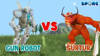 Gun Robot vs Surtur | Cartoon vs Hero [S3E9] | SPORE