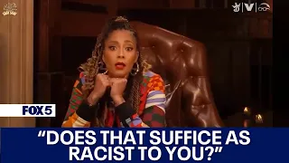 Shannon Sharpe receives backlash after Amanda Seales interview