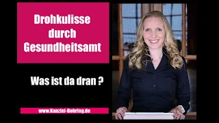 Einrichtungsbezogene Impfpflicht: Drohkulisse durch Gesundheitsamt - was ist da dran ?