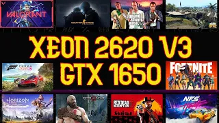 Xeon 2620 V3 + GTX 1650 Teste em 10 Jogos