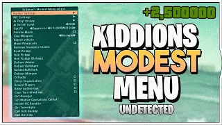 GTA 5 MOD MENU KIDDIONS | FREE DOWNLOAD + TUTORIAL | UNDETECTED 2022