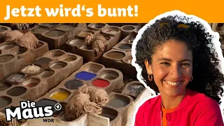 Die Marokko-Maus, Teil 1: Wie gerbt und färbt man Leder? | DieMaus | WDR