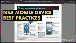 NSA Mobile Device Best Practices - Mobile Security Briefing 2023.091