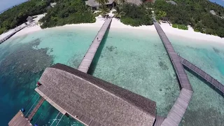 Aerial views of the Maldives - Hideaway Beach Resort & Spa Maldives