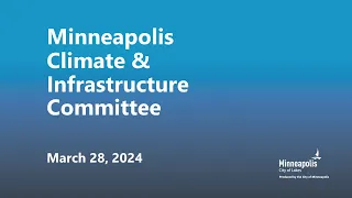 March 28, 2024 Climate & Infrastructure Committee