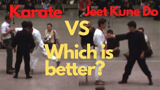 BRUCE LEE Jeet Kune Do VS JOE LEWIS Karate - Watch the Difference in Speed and Power