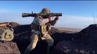 Ukrainians Using the Carl Gustaf Recoilless Rifle