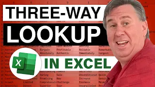 Excel - Three-Way Lookup - Excel - Episode 1328