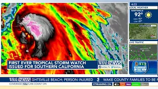 Tropical Storm Watch Issued for Southern California as Hurricane Hilary Moves North