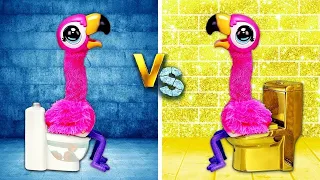 Mamãe rica vs Mamãe pobre – Objetos vs dicas! Situações engraçadas por Gotcha!