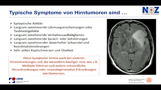Frühsymptome bei Hirntumoren