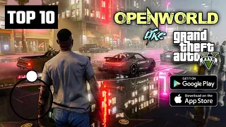 Top 10 Open world Games for Android 2021 | Top 10 Open World Games like GTA V | Open world Games