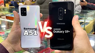 Samsung A51 vs Samsung S9 plus - Speed & Camera Test in 2024|