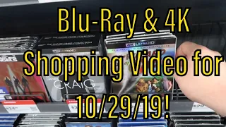 Blu-Ray & 4K Shopping Video for 10/29/19!