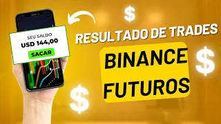 Resultado de trades na BINANCE FUTUROS