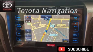 Navigation system In Toyota Fortuner/ Innova Crysta India