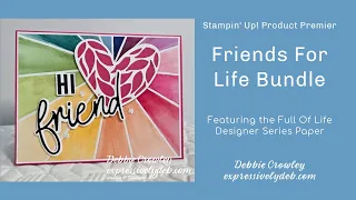 Stampin' Up! Annual Catalog/ Tutorials/Cardmaking/Paper Crafting/Color Block/Full Of Life Suite