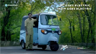 Piaggio Apé E-City - Apé goes electric, India goes electric