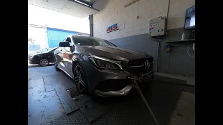 ¿ Porque da mas cv en el banco este mercedes CLA 200 CDI ?... Stage1 con una ganancia de mas de 30cv