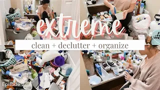 PT. 2 Extreme Clean Declutter & Organize | Big Mess | Clutter Cleaning Motivation | Clean With Me!