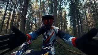 Cinematic Video - one shot FVP Drone Video - Go pro Hero 9 #moto #motovlog #dirtbike #fvp #gopro