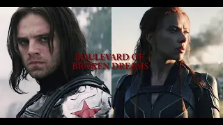 Bucky Barnes | Natasha Romanoff - Boulevard of Broken Dreams (buckynat)