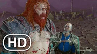 Odin Kills Thor For Kratos Scene 4K - God Of War Ragnarok